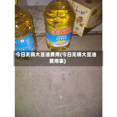 今日无锡大豆油费用(今日无锡大豆油费用表)