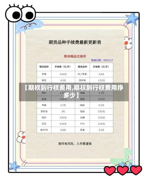 【期权到行权费用,期权到行权费用挣多少】-第2张图片