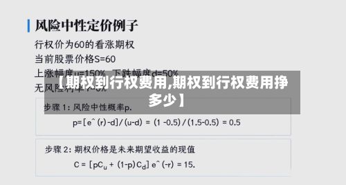 【期权到行权费用,期权到行权费用挣多少】