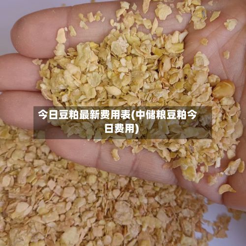 今日豆粕最新费用表(中储粮豆粕今日费用)