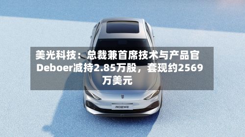 美光科技：总裁兼首席技术与产品官Deboer减持2.85万股	，套现约2569万美元-第1张图片