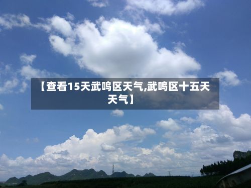 【查看15天武鸣区天气,武鸣区十五天天气】-第2张图片