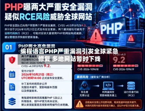 编程语言PHP严重漏洞引发全球紧急修复 多地网站暂时下线