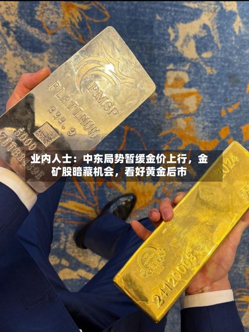 业内人士：中东局势暂缓金价上行，金矿股暗藏机会，看好黄金后市