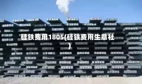 硅铁费用1805(硅铁费用生意社)-第2张图片
