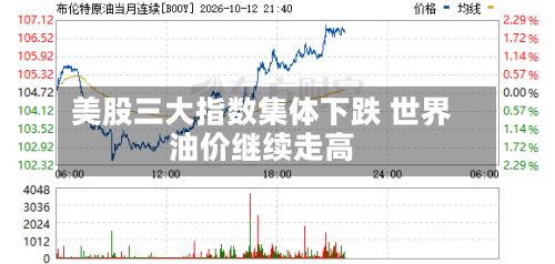 美股三大指数集体下跌 世界油价继续走高-第2张图片