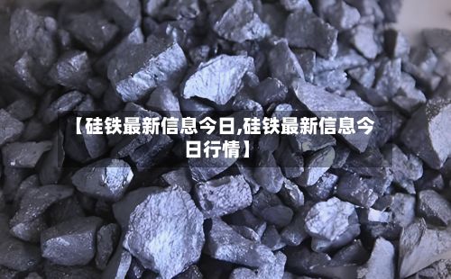 【硅铁最新信息今日,硅铁最新信息今日行情】