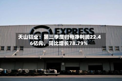 天山铝业：第三季度归母净利润22.46亿元	，同比增长78.79%-第2张图片