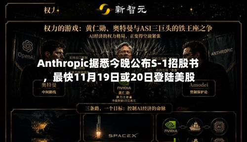 Anthropic据悉今晚公布S-1招股书，最快11月19日或20日登陆美股-第3张图片