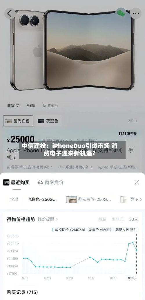 中信建投：iPhoneDuo引爆市场 消费电子迎来新机遇？
