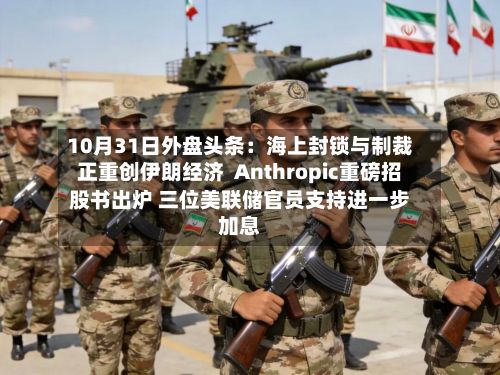10月31日外盘头条：海上封锁与制裁正重创伊朗经济  Anthropic重磅招股书出炉 三位美联储官员支持进一步加息-第2张图片