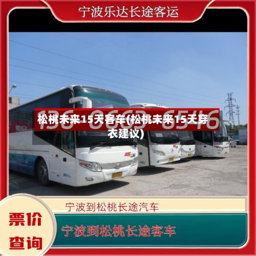 松桃未来15天客车(松桃未来15天穿衣建议)