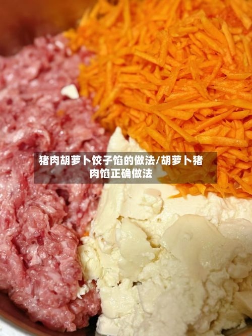 猪肉胡萝卜饺子馅的做法/胡萝卜猪肉馅正确做法