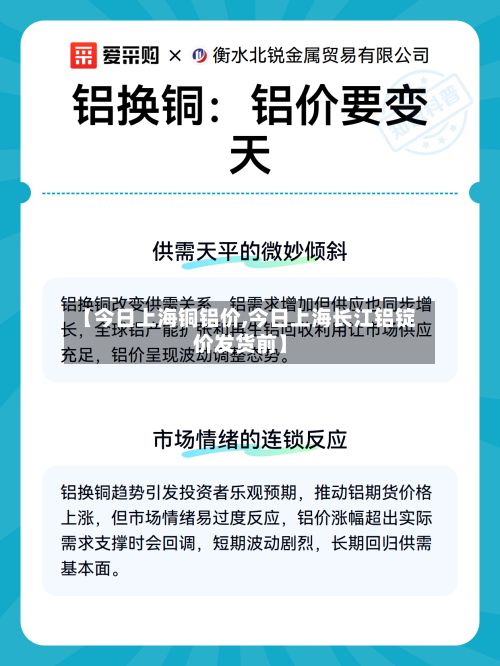 【今日上海铜铝价,今日上海长江铝锭价发货前】-第2张图片